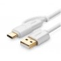 Ugreen Usb 2.0 Type A Male To Micro Usb & Type-c Cable White 1m 30171