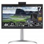LG 27UQ85RV-W 27" (16:9) UHD IPS, HDMI (2), DP, USB-C, 90W, SPKR, H/ADJ, TILT, 3YR