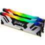 Kingston Fury Renegade Black RGB XMP 96GB 6400MT/s DDR5 CL32 DIMM Desktop Gaming Memory (Kit of 2) - KF564C32RSAK2-96