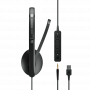 Epos Sennheiser Adapt 165t Usb Ii On-ear, Double-sided Usb-a Headset, 3.5 Mm Jack And Detachable Usb Cable With In-line Call Control