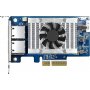 QNAP QXG-10G2T-X710 Two Port 10GbE Network Card with SR-IOV and iSCSI