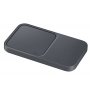 Samsung Ep-p5400bbegww Wireless Charger Pad- Duo, Without Cable, Dark Grey, 1yr