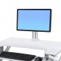 Ergotron 97-935-062 Workfit Single Ld Monitor Kit White