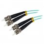 StarTech 1m ST Fiber Optic Cable - 10 Gb Aqua - MM Duplex 50/125 - LSZH A50FBSTST1