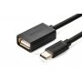 Ugreen Gold Plated Reversible USB Type-C Male to USB 2.0 Type A Female Charge & Sync Cable