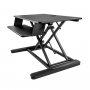 StarTech Sit Stand Desk Converter - 35in W - Adjustable Stand up Desk ARMSTSLG