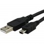 Astrotek Usb 2.0 Cable 1M - Type A Male To Mini B 5 Pins Male Black Colour Rohs