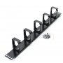 Astrotek 1u Rack Mount Cable Management Plastic Panel