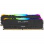 Crucial Ballistix RGB 64GB (2x 32GB) DDR4 3200Hz Memory - Black BL2K32G32C16U4BL