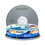 Philips 12x CD-RW Rewritable Disk 700MB 10pcs Spindle