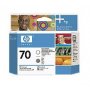 HP 70 Gloss Enhancer & Gray Printhead for Designjet