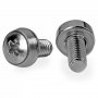 StarTech 12-24 Server Rack Screws - 50 pack - Nickel-plated CABSCRWS1224