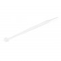 StarTech 10cm Cable Ties - 2mm wide, 22mm Diam, 8kg Tens Stren -100 Pack White CBMZT4N
