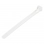 StarTech 12cm Cable Ties - 7mm wide, 30mm Diam, 22kg Tens Stren - 100 Pack White CBMZTRB5