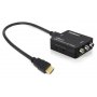 Simplecom CM413 HDMI to Composite AV CVBS 3RCA Video Converter 1080p Downscaling