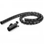 StarTech 1.5m/4.9' Cable Management Sleeve - Spiral - 25mm/1" Diameter CMSCOILED