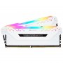 Corsair Vengeance RGB PRO 16GB (2x 8GB) DDR4 3200MHz Memory - White CMW16GX4M2C3200C16W