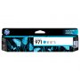 HP 971 Cyan Original Ink Cartridge, up to 2500 pages (CN622AA)