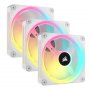 Corsair QX120 iCUE Link 120mm RGB PWM Fan Starter Kit - 3 Pack w/ System Hub