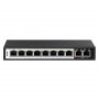 D-Link DES-F1010P-E 10-Port PoE Switch with 8 PoE Ports/2 Uplink Ports