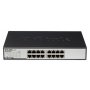 D-Link DGS-1016D 16-Port Gigabit Unmanaged Switch - Durable Metal Housing