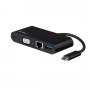 StarTech USB C VGA Multiport Adapter - Power Delivery - USB 3.0 - GbE DKT30CVAGPD