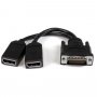 Startech Dmsdpdp1 8in Dms-59 To Dual Displayport Cable