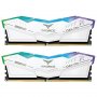 Team T-Force Delta RGB 32GB (2x 16GB) DDR5 6000MHz CL38 Memory - White