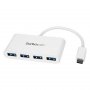 Startech Hb30c4abw 4 Port Usb C Hub - C To A - Usb 3.0 Hub