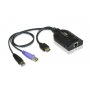 ATEN KA7168-AX USB HDMI Virtual Media KVM Adapter with Smart Card Support