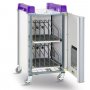 LapCabby 10-Device Vertical Mobile AC Trolley | LAP10V