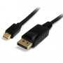 Startech Mdp2dpmm3m 3m 10ft Mini Dp To Dp Adapter Cable M/m