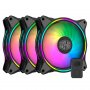 Cooler Master MF120 Halo ARGB 120mm Case Fan - 3 Pack with Controller