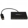 StarTech DP DisplayPort to HDMI Multi-Monitor Splitter - 3-Port MST Hub MSTDP123HD