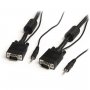 StarTech 15m Coax High Resolution Monitor VGA Video Cable with Audio MXTHQMM15MA