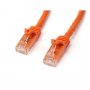 StarTech 3m Orange Snagless UTP Cat6 Patch Cable