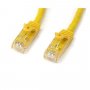 StarTech CAT6 Ethernet Cable 3m Yellow 650MHz 100W Snagless Patch Cord N6PATC3MYL