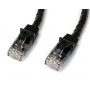 StarTech CAT6 Ethernet Cable 5m Black 650MHz 100W Snagless Patch Cord N6PATC5MBK