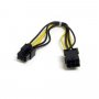 StarTech 8in 6 pin PCI Express Power Extension Cable PCIEPOWEXT