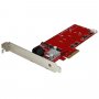 Startech Pexm2sat3422 M.2 Raid Controller Card + 2x Sata Ports