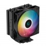 DeepCool AG400 ARGB Single Tower CPU Cooler - Black