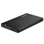 Simplecom SE212 Aluminium Slim 2.5" SATA HDD/SSD USB3.0 Enclosure - Black