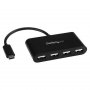 Startech St4200minic 4 Port Usb C Hub - C To 4x A - Usb 2.0