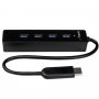 Startech St4300pbu3 4 Port Superspeed Portable Usb 3.0 Hub