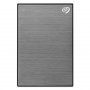 Seagate One Touch With Password 2TB External Portable Hard Drive - Space Grey