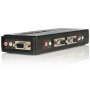 StarTech 4 Port USB KVM Switch w/ Audio & Cables SV411KUSB