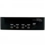 StarTech 4 Port DVI VGA Dual Monitor KVM Switch USB with Audio and USB 2.0 Hub SV431DDVDUA