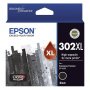 Epson 302XL High Capacity Claria Premium Black Ink Cartridge T01X192