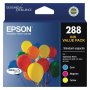 Epson 288 Standard Capacity DURABrite Ultra CMY Colour Ink Cartridge Pack T305592