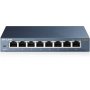 TP-LINK TL-SG108 8 Port Gigabit Desktop Switch - Metal Housing 